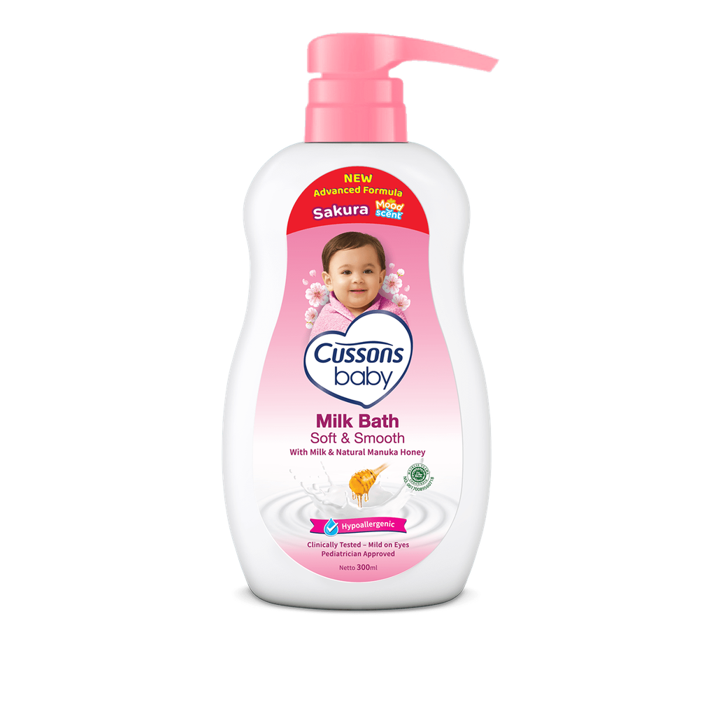 CUSSONS BABY MILK BATH SOFT & SMOOTH 300ML