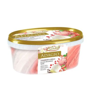 SANDRA ADAGIO VANILLA & STRAWBERRY 1.2LT