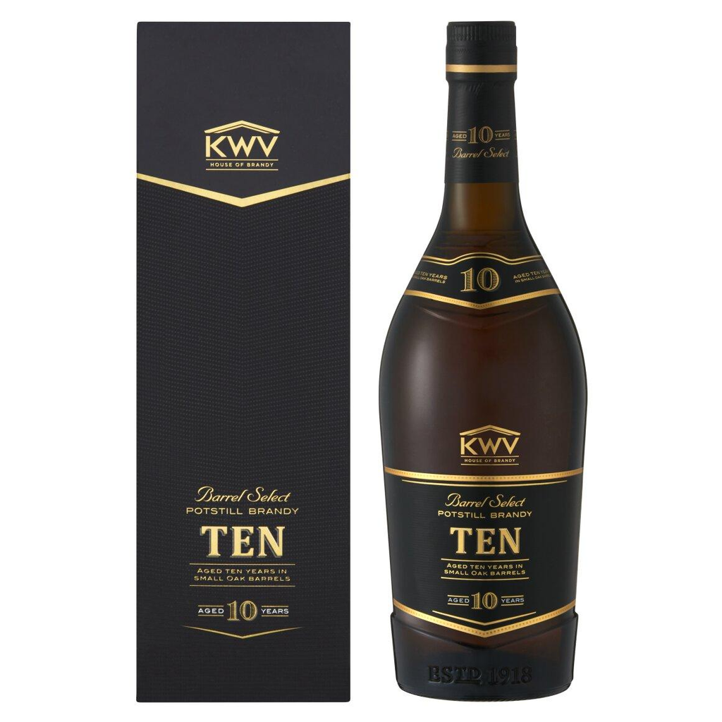 KWV TEN YEARS BRANDY 750ML