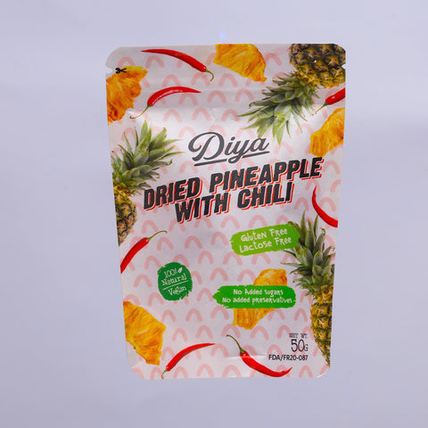 DIYA DRIED PINEAPPLE WITH CHILLI CHIPS 100G