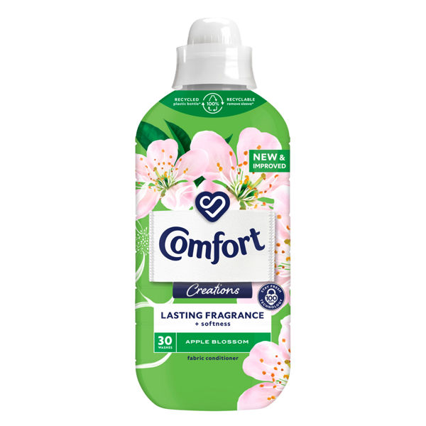 COMFORT APPLE BLOSSOM FABRIC SOFTENER 900ML