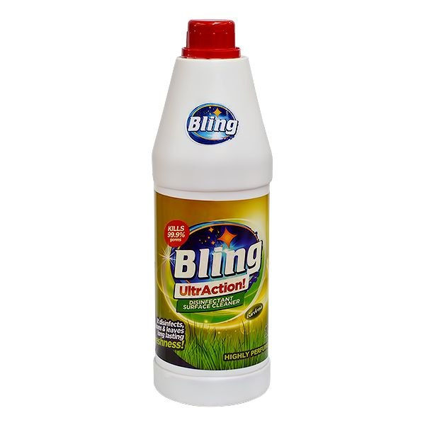 BLING ULTRA ACTION DISINFECTANT SURFACE CLRANER 1L