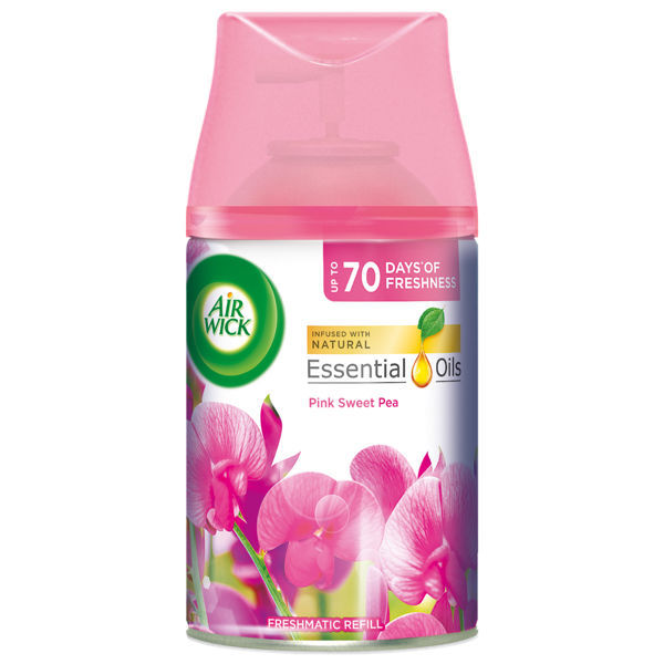 AIRWICK REFILL AIRFRESHNER PINK SWEET PEA 250ML