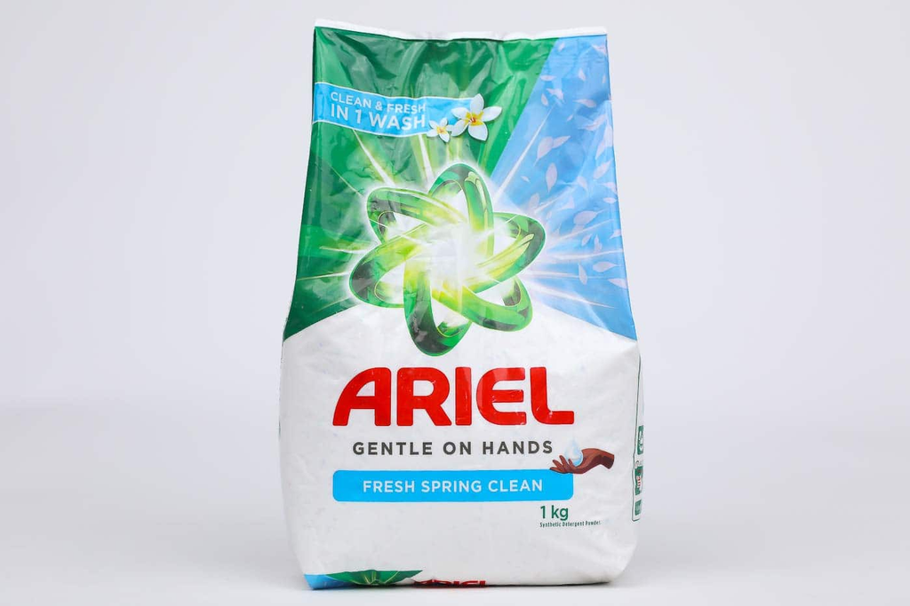 ARIEL FRESH SPRING WASHING POWDER 1KG