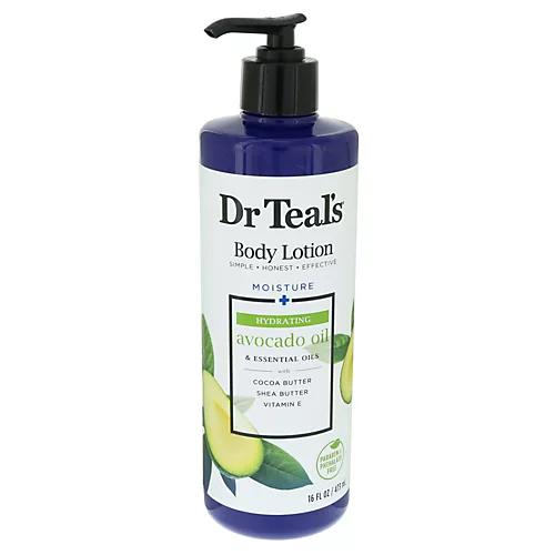 DR TEAL'S BODY LOTION GLOW & HYDRATE AVOCADO OIL 532ML
