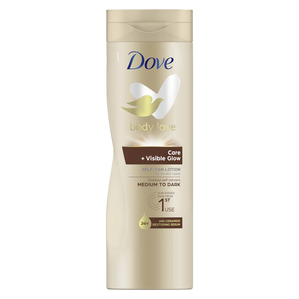 DOVE BODY LOVE CARE + VISIBLE GLOW LOTION 400ML