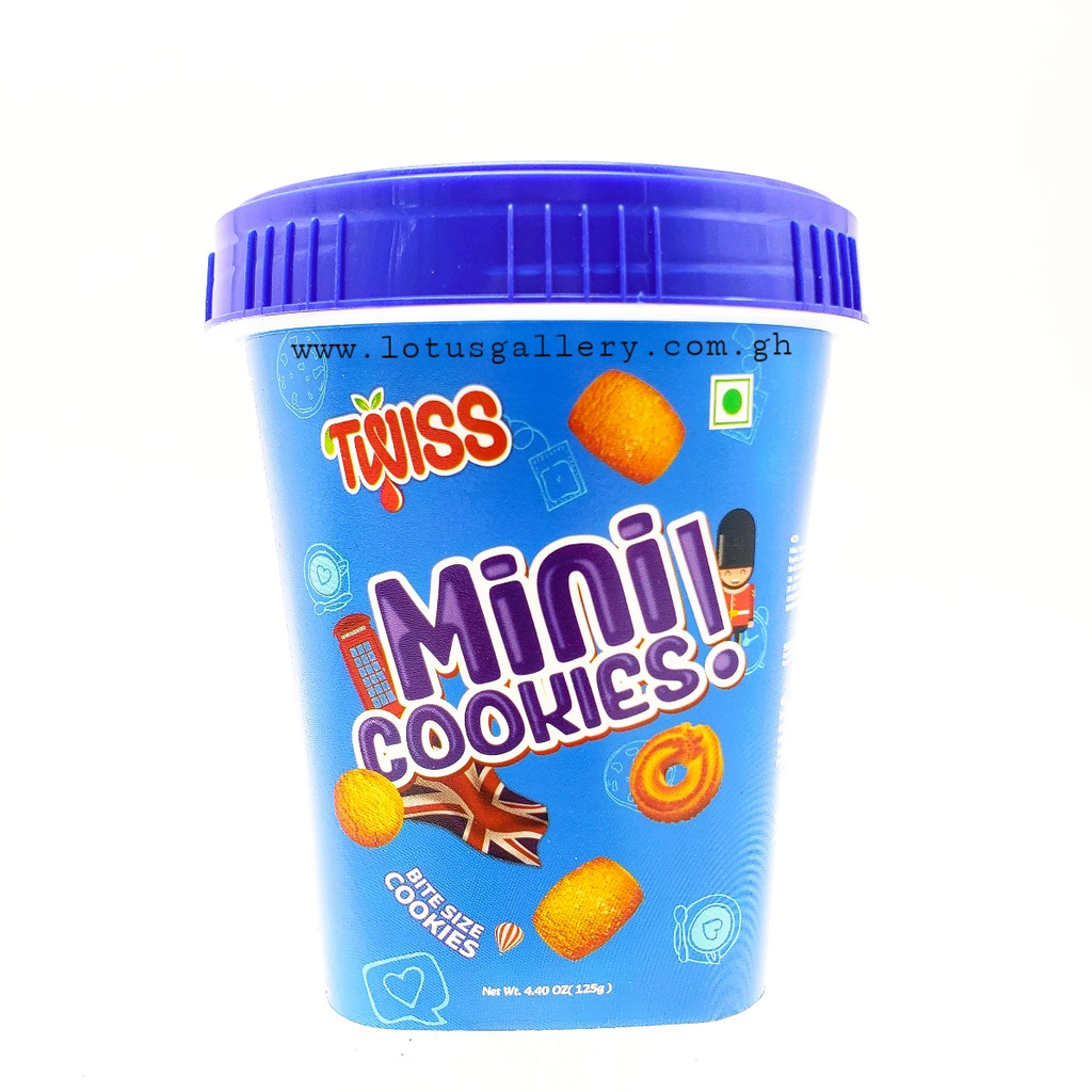 TWISS MINI COOKIES 125G