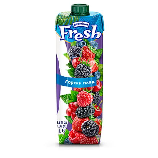 PREMIUM FRESH WILD BERRIES JUICE 1LT