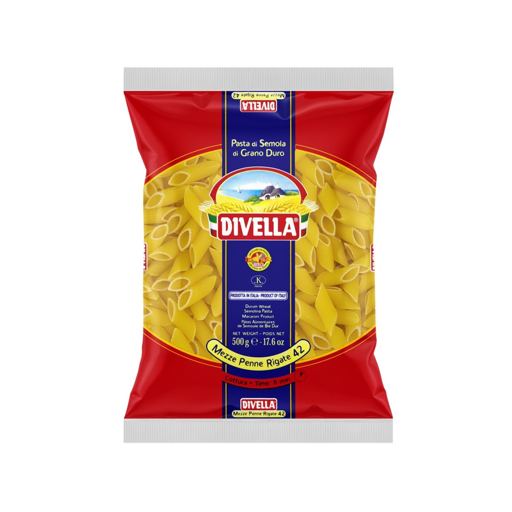 DIVELLA (42) MEZZE PENNE RIGATE 500G