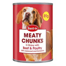 BEST-IN MEATY CHUNKS WITH BEEF & POULTRY 400G