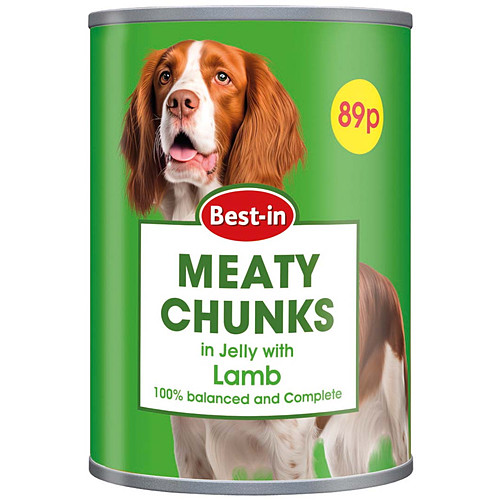 BEST-IN MEATY CHUNKS WITH LAMB 400G