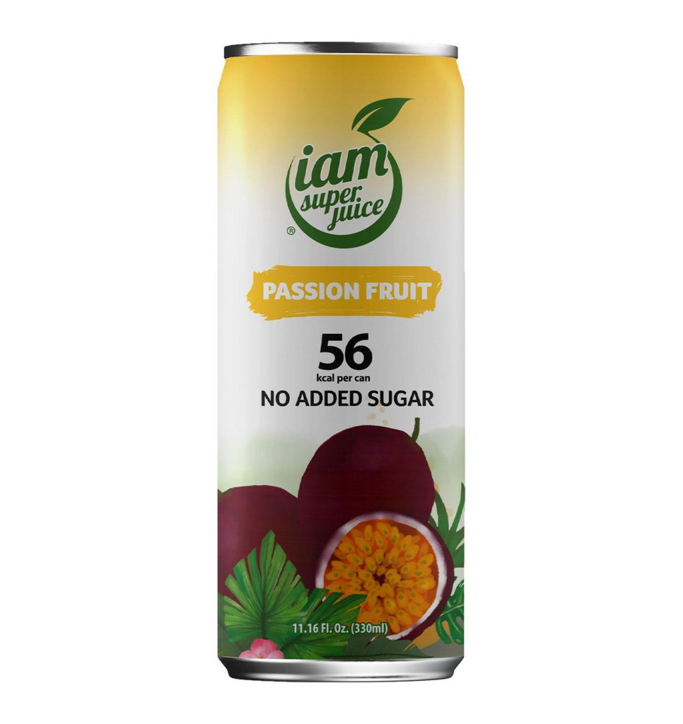 IAM SUPER PASSION FRUIT JUICE 330ML