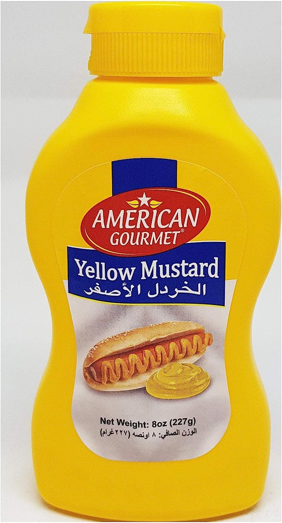 AMERICAN GOURMENT YELLOW MUSTARD 227G