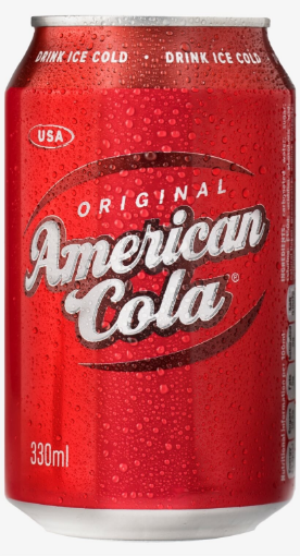 AMERICAN COLA CAN 330ML