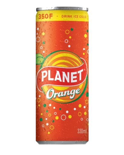 PLANET ORANGE CAN 330ML