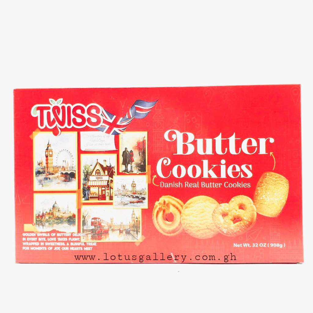 TWISS BUTTER COOKIES 908G