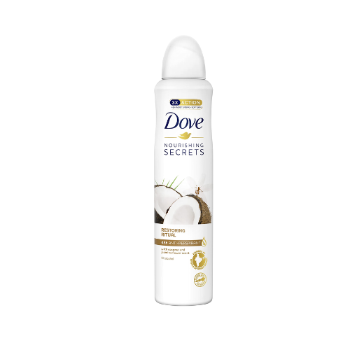 DOVE SPRAY COCONUT & JASMINE 250ML