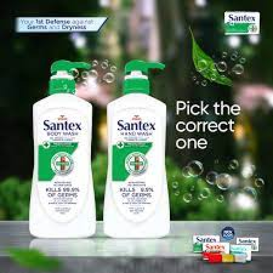 SANTEX MEDICATED BODY WASH 500ML