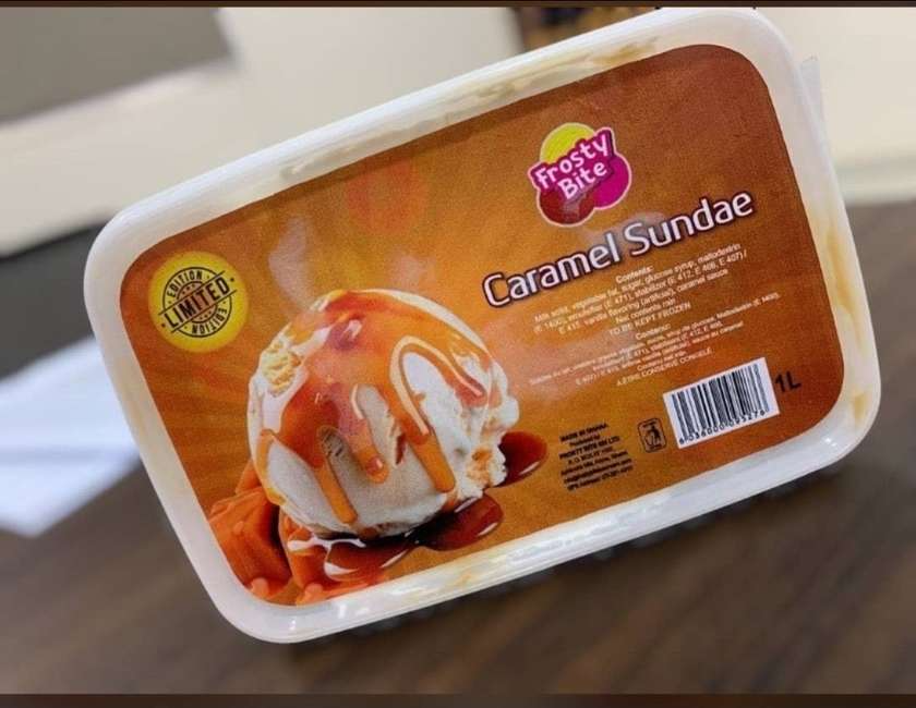 FROSTYBITE CARAMEL SUNDAE 1L