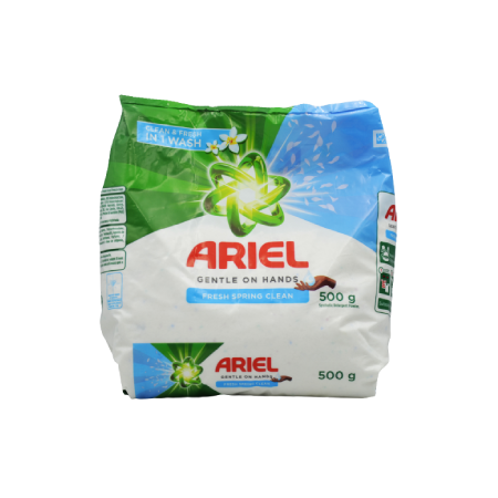 ARIEL FRESH SPRING WASHING POWDER 500G