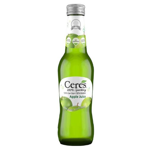 CERES SPARKLING APPLE JUICE BOTTLE 275ML