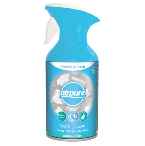 AIRPURE AIRFRESHNER FRESH LINEN 250ML