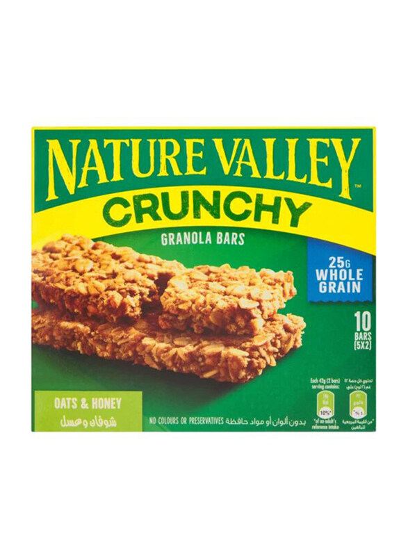 NATURE VALLEY CRUNCHY GRANOLA BARS 210G