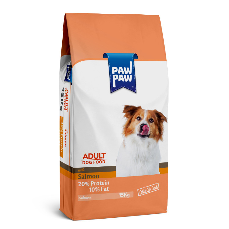PAW PAW ADULT DOG FOOD WITH SALMON 15KG