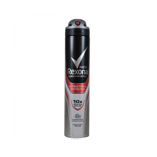 REXONA SPRAY ANTIBACTERIAL PROTECTION 48H 200ML