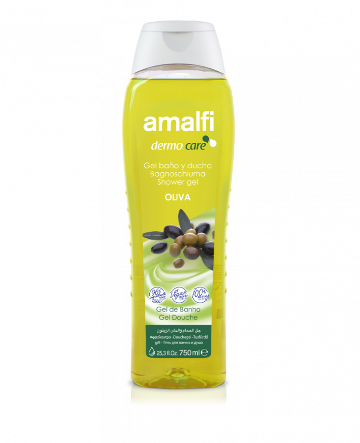 AMALFI DEMO CARE SHOWER GEL OLIVA 750ML