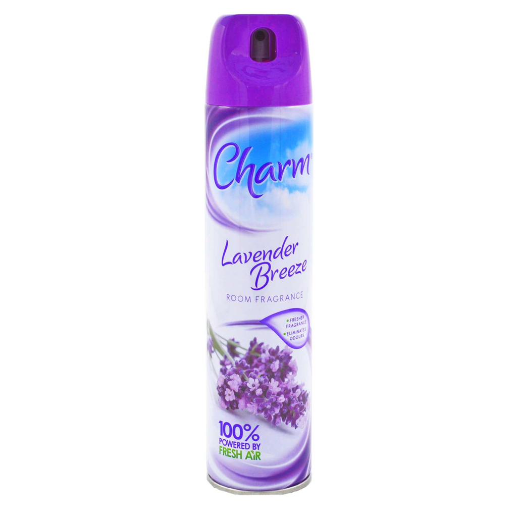 CHARM COTTON FRESH & LAVENDER BREEZE SPRAY 330ML