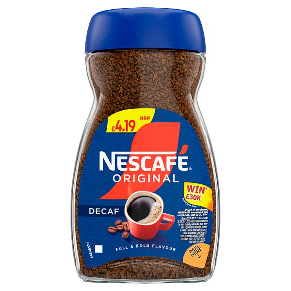 NESCAFE ORIGINAL DECAF COFFE 95G