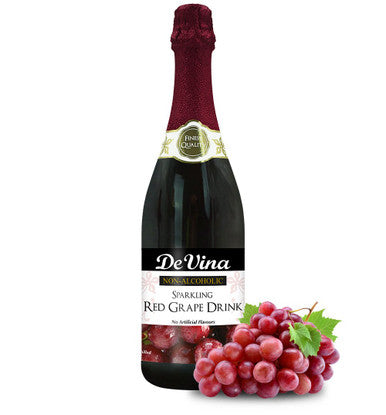 De VINA SPARKLING RED GRAPE DRINK 750ML