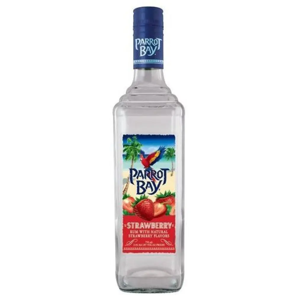 PARROT BAY STRAWBERRY RUM 750ML