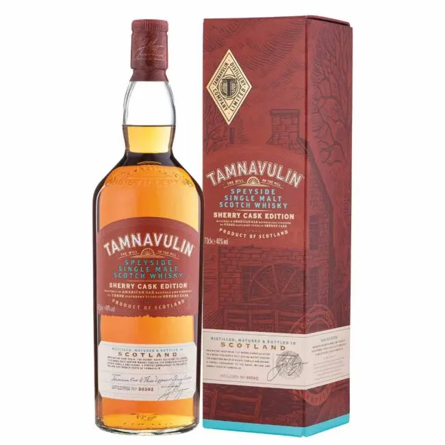 TAMNAVLIN SHERRY SINGLE & DOUBLE CASK SCOTCH WHISKY 70CL