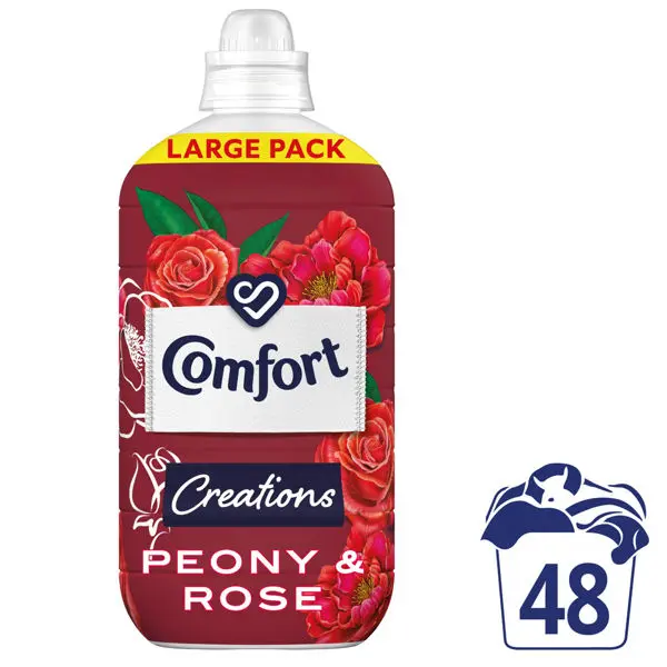 COMFORT PEONY & ROSE FABRIC SOFTENER 1440ML