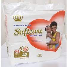 SOFTCARE BABY PREMIUM SOFT DIAPER S 48 PCS 