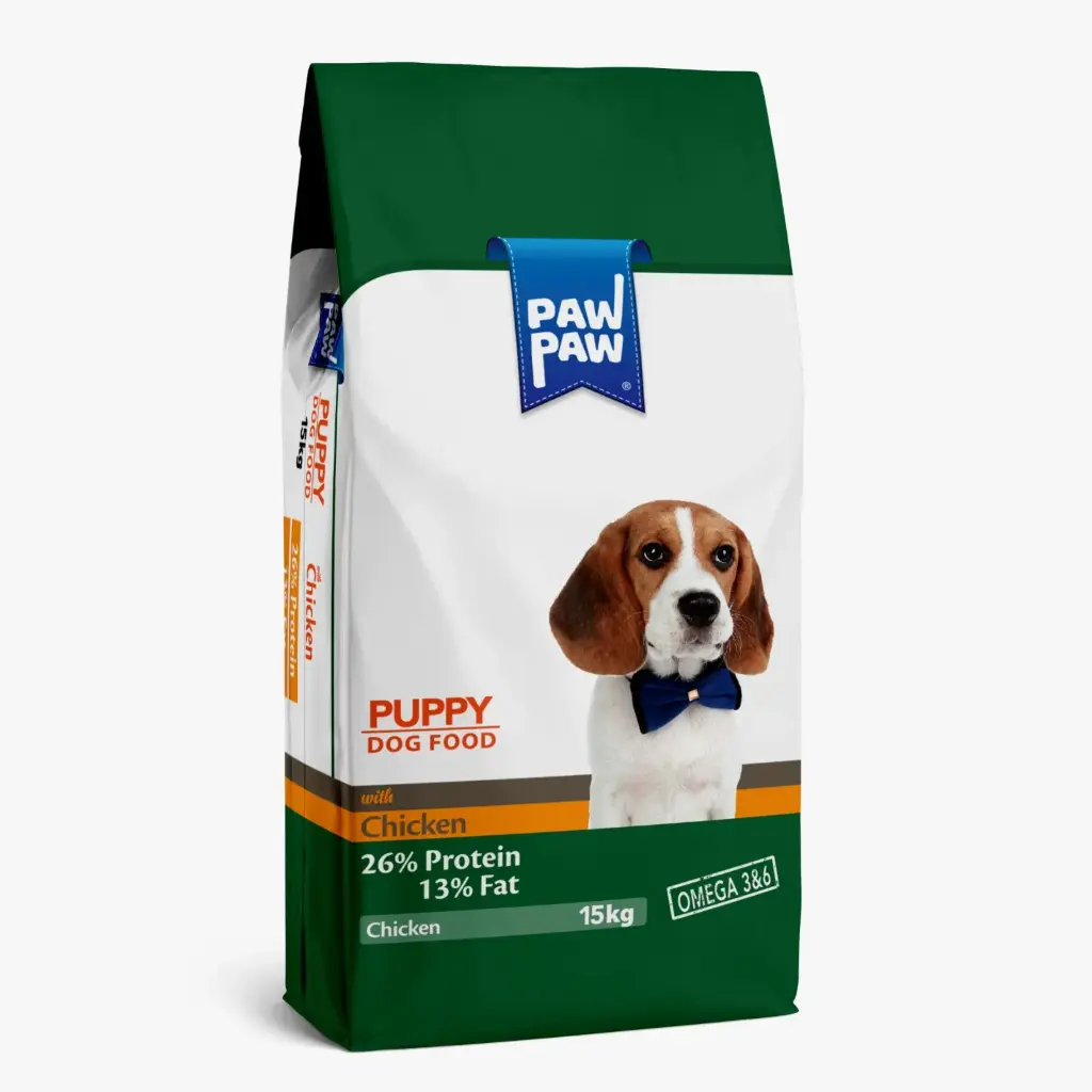 PAW PAW PUPPY DOG FOOD CHICKEN 15KG 