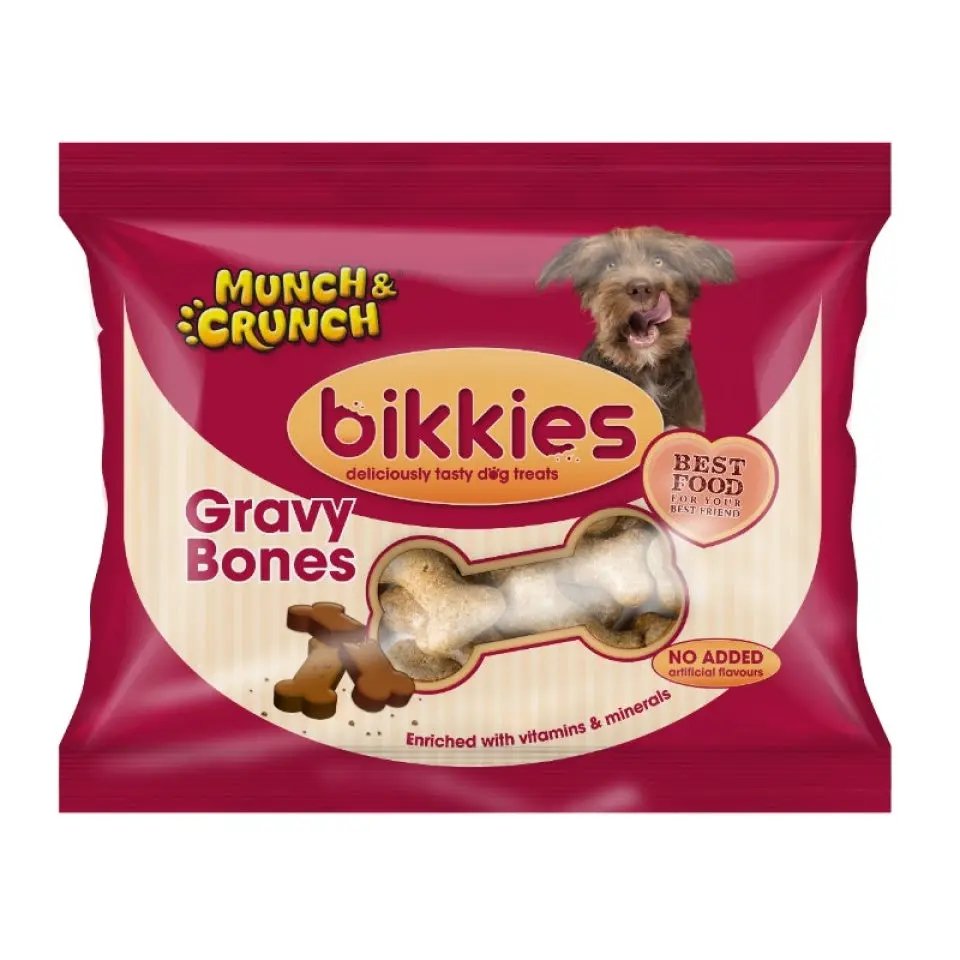 MUNCH & CRUNCH BIKKIES GRAVY BONES 300G 