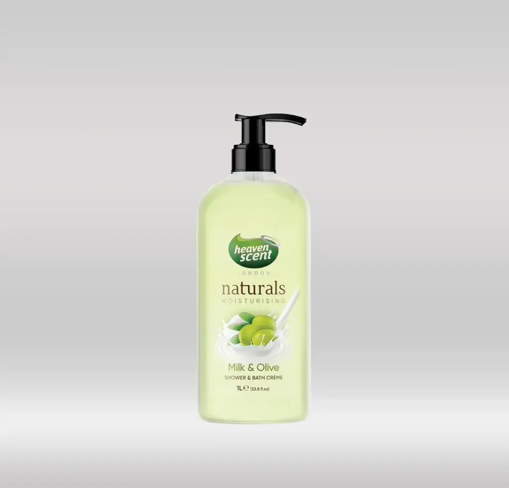 HEAVEN SCENT MILK & OLIVE BATH 1L
