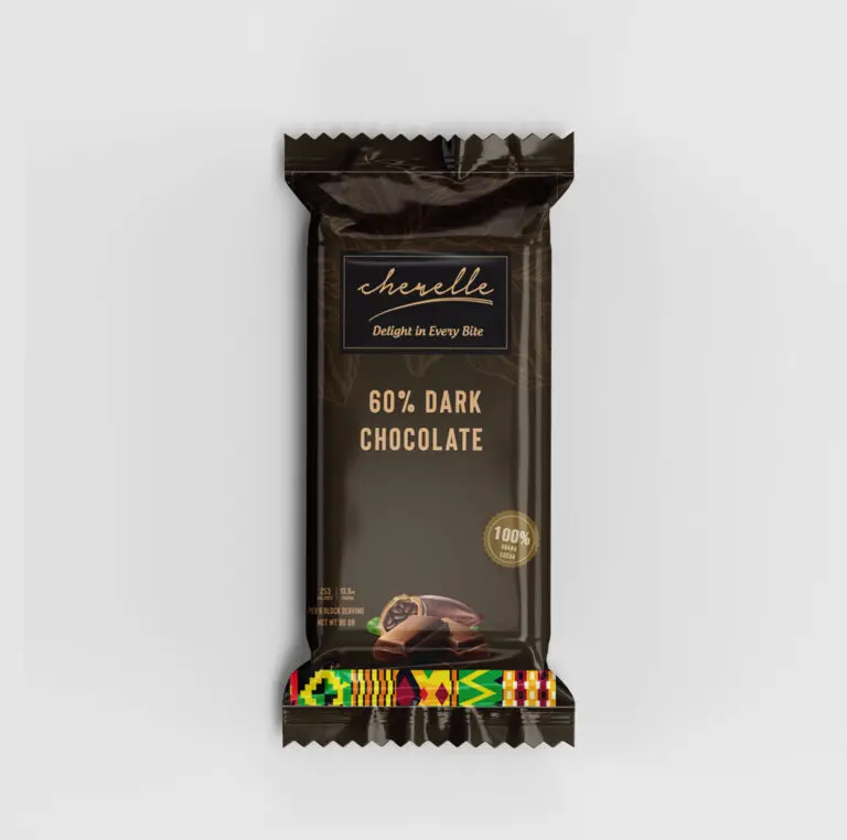 CHERELLE 60% DARK CHOCOLATE 90G  