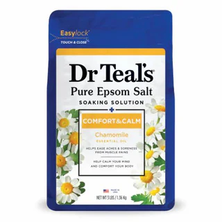DR TEAL'S PURE EPSON SALT CHAMOMILE COMFORT & CALM 1.36KG