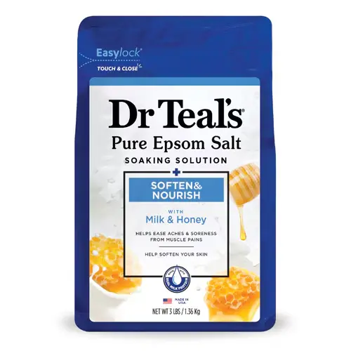 DR TEAL'S PURE EPSON SALT MILK & HONEY 1.36KG