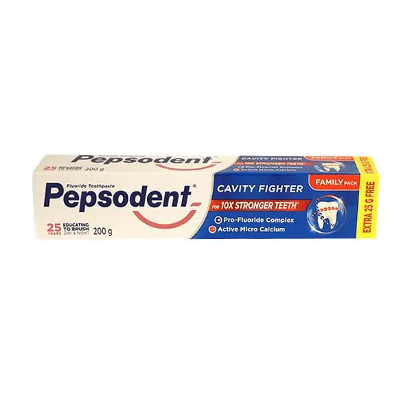 PEPSODENT TOOTHPASTE CAVITY FIGHTER 200G