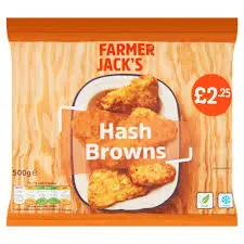 FARMER JACK HASH BROWN 500G  200G 