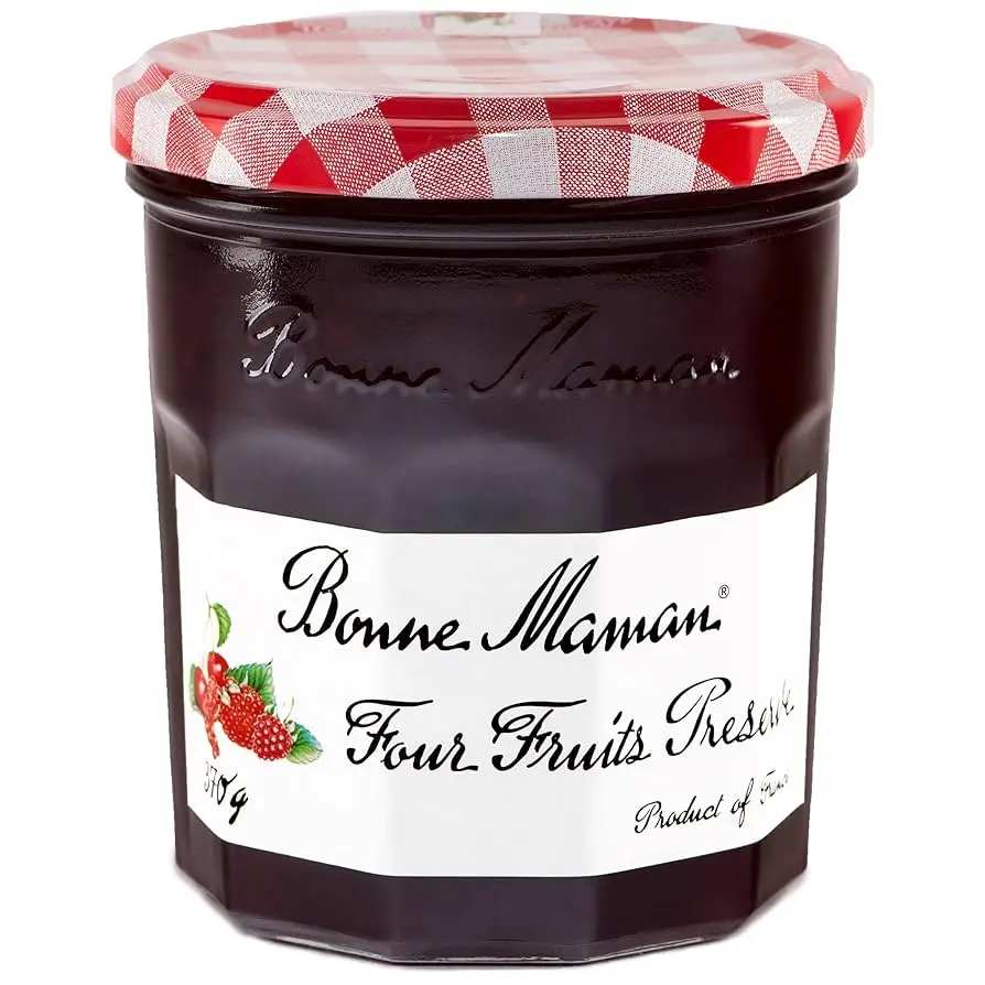 BONNE MAMAN JAM FOUR FRUITS PRESERVE 370G