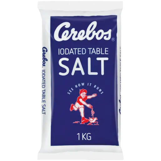 CEREBOS IODATED TABLE SALT 1KG