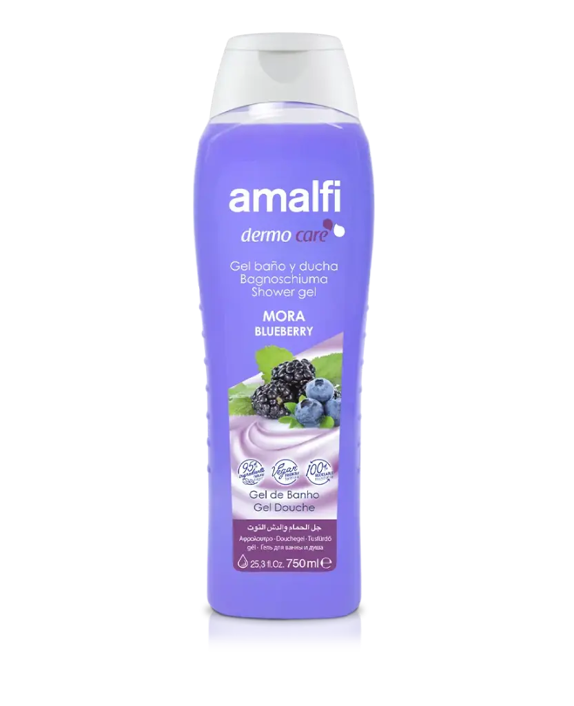 AMALFI DEMO CARE SHOWER GEL MORA BLUEBERRY 750ML 