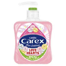 CAREX HAND WASH LOVE HEARTS 250ML 