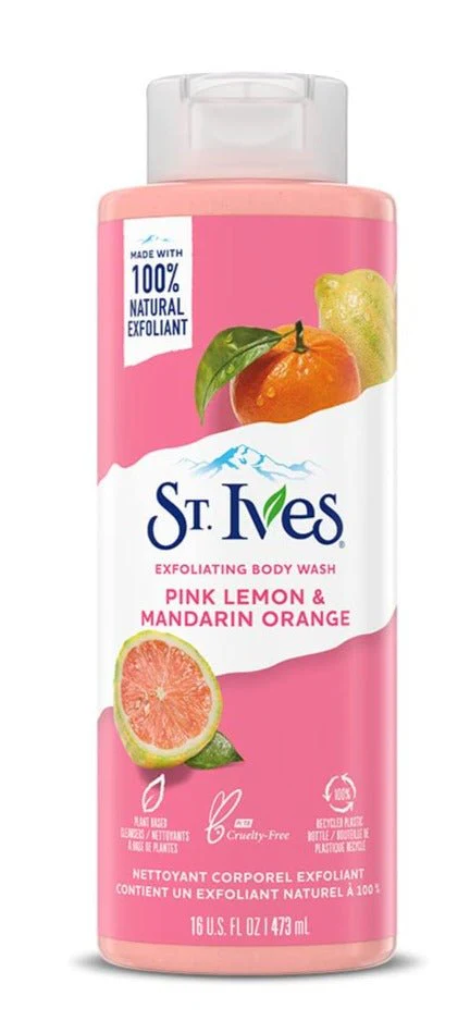 ST IVES PINK LEMON & MANDARIN BODY WASH 700ML